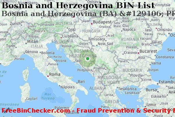 Bosnia and Herzegovina Bosnia+and+Herzegovina+%28BA%29+%26%23129106%3B+PREPAID+tarjeta Lista de BIN