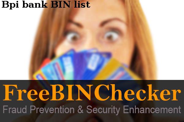 Bpi BIN List