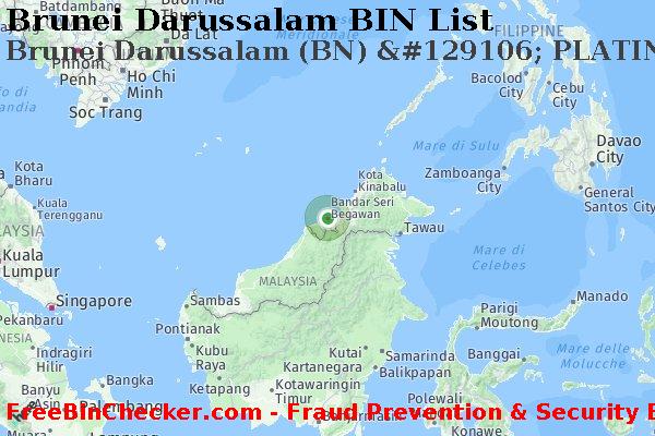 Brunei Darussalam Brunei+Darussalam+%28BN%29+%26%23129106%3B+PLATINUM+scheda Lista BIN