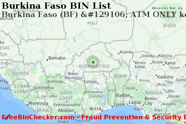 Burkina Faso Burkina+Faso+%28BF%29+%26%23129106%3B+ATM+ONLY+kortti BIN List