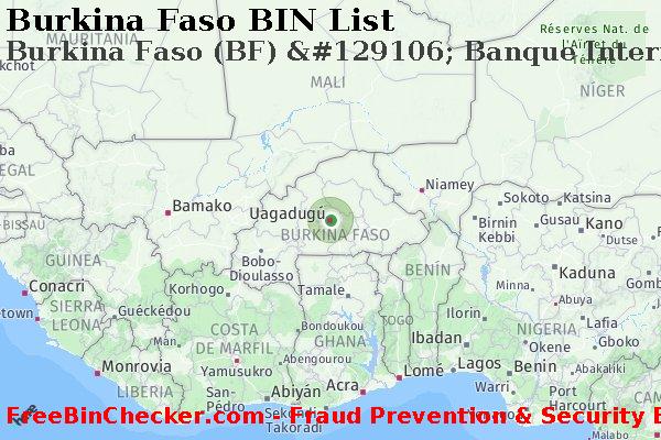 Burkina Faso Burkina+Faso+%28BF%29+%26%23129106%3B+Banque+Internationale+Du+Burkina Lista de BIN