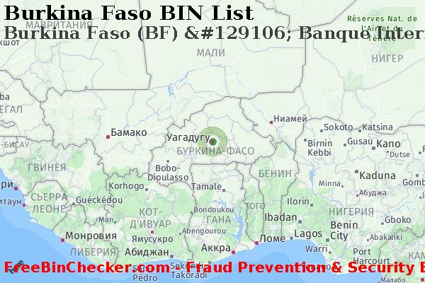 Burkina Faso Burkina+Faso+%28BF%29+%26%23129106%3B+Banque+Internationale+Du+Burkina Список БИН