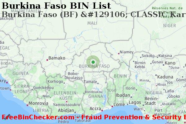 Burkina Faso Burkina+Faso+%28BF%29+%26%23129106%3B+CLASSIC+Karte BIN-Liste