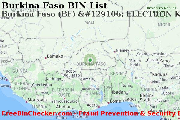 Burkina Faso Burkina+Faso+%28BF%29+%26%23129106%3B+ELECTRON+Karte BIN-Liste