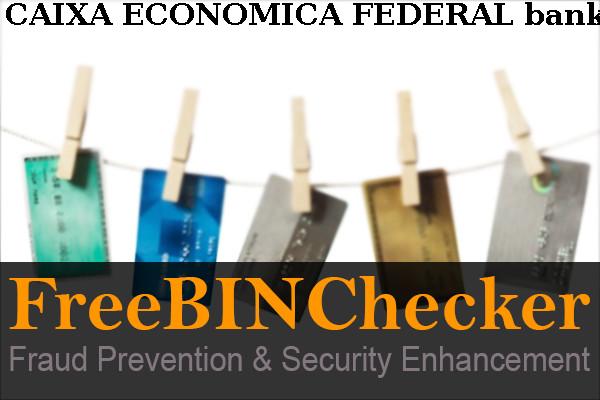 Caixa Economica Federal BIN列表