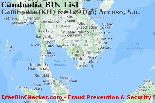Cambodia Cambodia+%28KH%29+%26%23129106%3B+Acceso%2C+S.a. BIN List