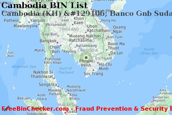 Cambodia Cambodia+%28KH%29+%26%23129106%3B+Banco+Gnb+Sudameris%2C+S.a. BIN List