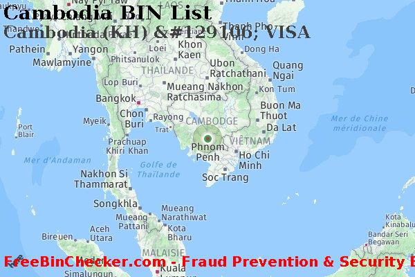 Cambodia Cambodia+%28KH%29+%26%23129106%3B+VISA BIN Liste 