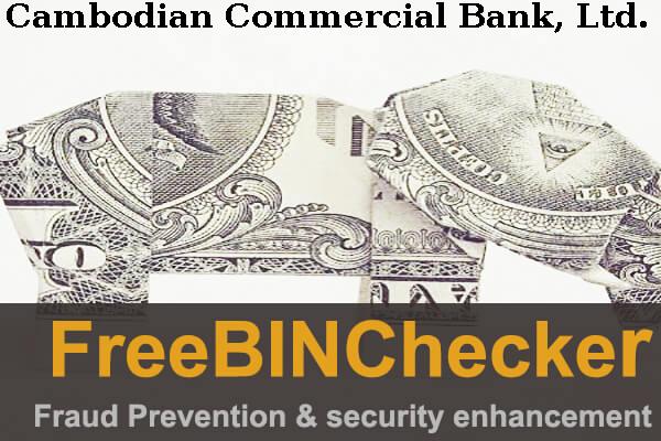 Cambodian Commercial Bank, Ltd. Lista de BIN
