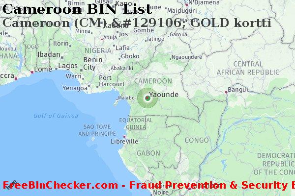 Cameroon Cameroon+%28CM%29+%26%23129106%3B+GOLD+kortti BIN List