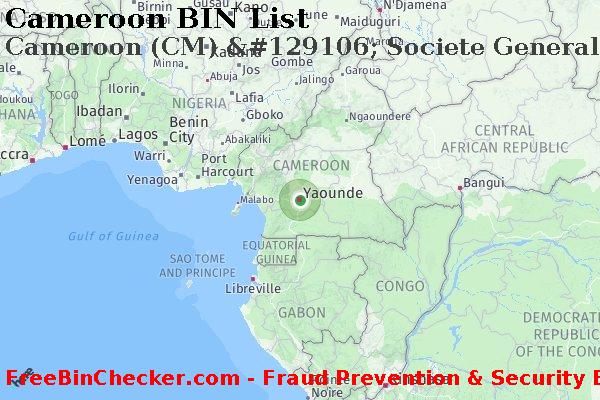 Cameroon Cameroon+%28CM%29+%26%23129106%3B+Societe+Generale+De+Banques+Au+Cameroun BIN List