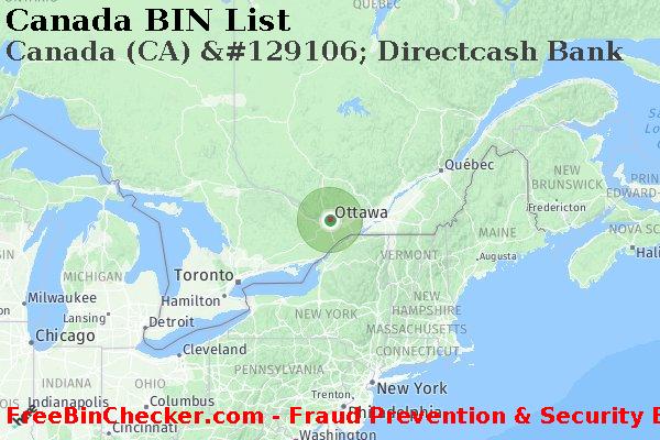 Canada Canada+%28CA%29+%26%23129106%3B+Directcash+Bank BIN-Liste