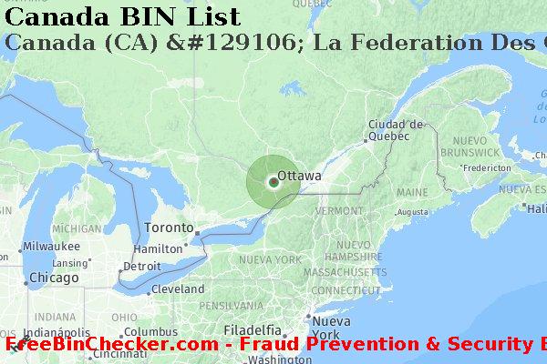 Canada Canada+%28CA%29+%26%23129106%3B+La+Federation+Des+Caisses+Desjardins+Du+Quebec Lista de BIN