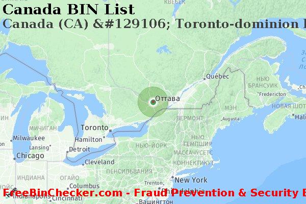 Canada Canada+%28CA%29+%26%23129106%3B+Toronto-dominion+Bank Список БИН