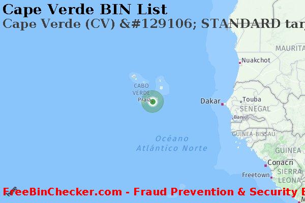 Cape Verde Cape+Verde+%28CV%29+%26%23129106%3B+STANDARD+tarjeta Lista de BIN