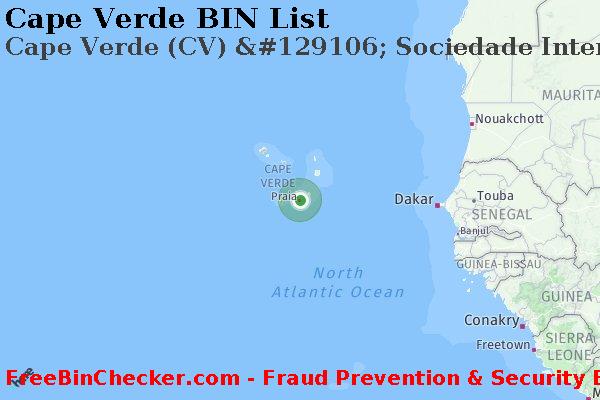 Cape Verde Cape+Verde+%28CV%29+%26%23129106%3B+Sociedade+Interbancaria+E+Sistema+De+Pagamentos%2C+Sarl+%28sisp%29 BIN List