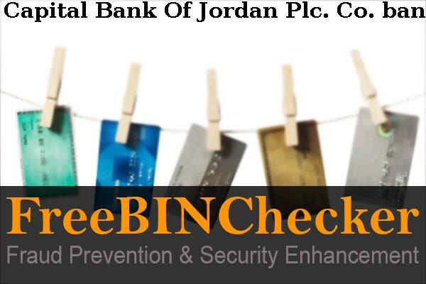 Capital Bank Of Jordan Plc. Co. BIN List