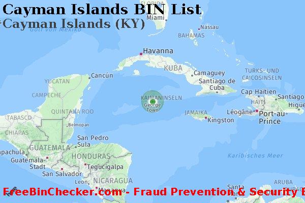 Cayman Islands Cayman+Islands+%28KY%29 BIN-Liste