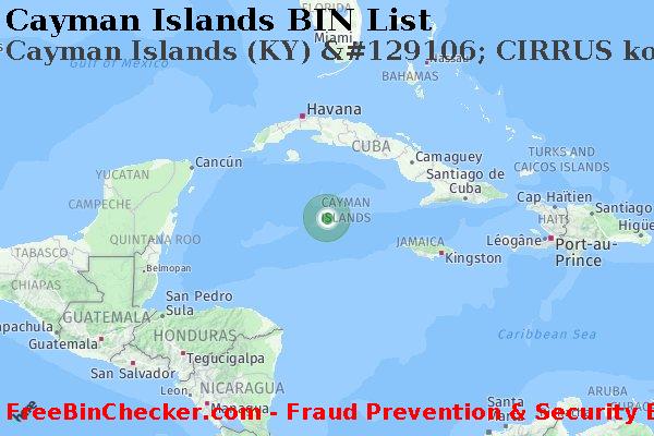 Cayman Islands Cayman+Islands+%28KY%29+%26%23129106%3B+CIRRUS+kortti BIN List