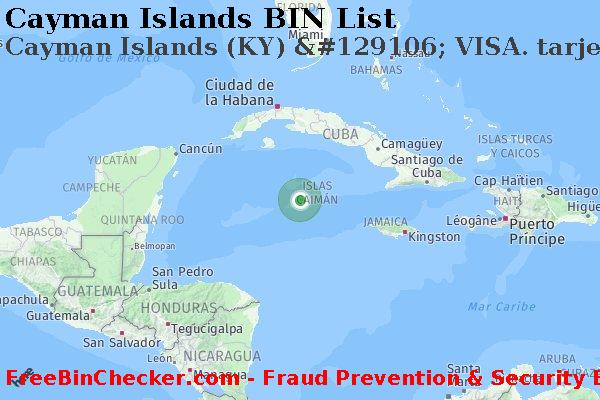 Cayman Islands Cayman+Islands+%28KY%29+%26%23129106%3B+VISA.+tarjeta Lista de BIN
