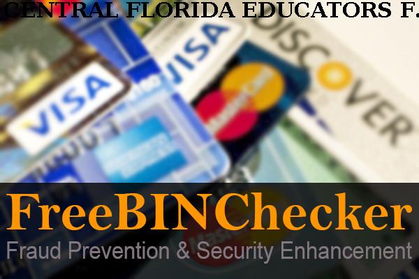 CENTRAL FLORIDA EDUCATORS F.C.U. Lista de BIN