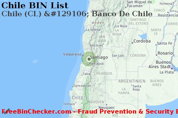 Chile Chile+%28CL%29+%26%23129106%3B+Banco+De+Chile BIN-Liste