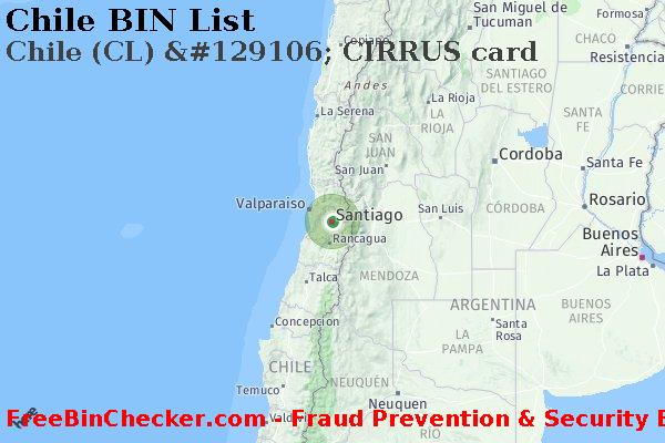 Chile Chile+%28CL%29+%26%23129106%3B+CIRRUS+card BIN Lijst