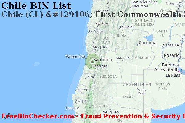Chile Chile+%28CL%29+%26%23129106%3B+First+Commonwealth+Bank BIN-Liste