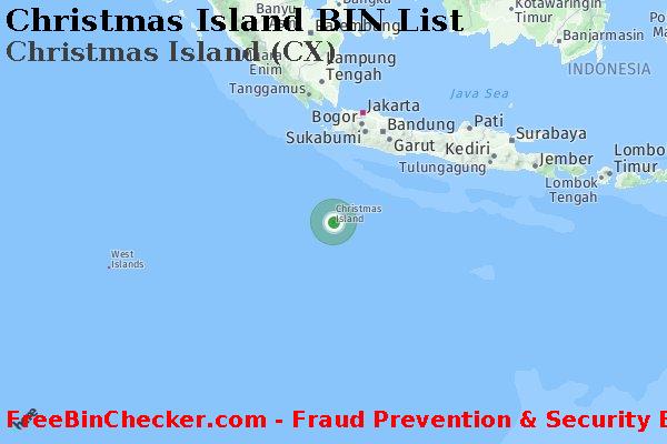 Christmas Island Christmas+Island+%28CX%29 BIN List