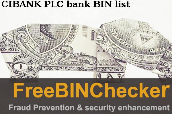 Cibank Plc Lista de BIN