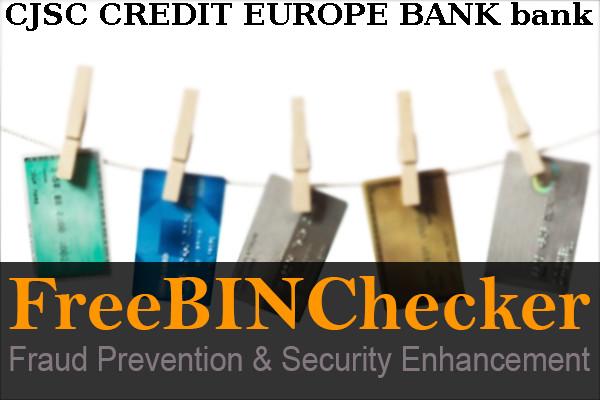 Cjsc Credit Europe Bank Lista de BIN