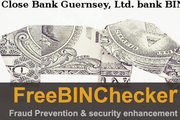 Close Bank Guernsey, Ltd. Lista de BIN