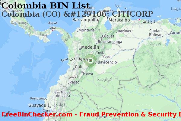 Colombia Colombia+%28CO%29+%26%23129106%3B+CITICORP قائمة BIN