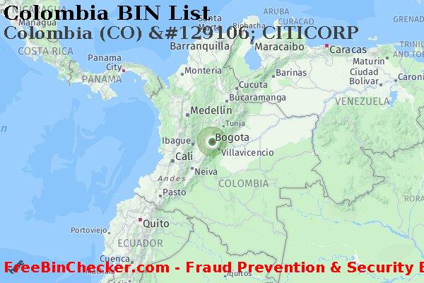 Colombia Colombia+%28CO%29+%26%23129106%3B+CITICORP BIN Dhaftar