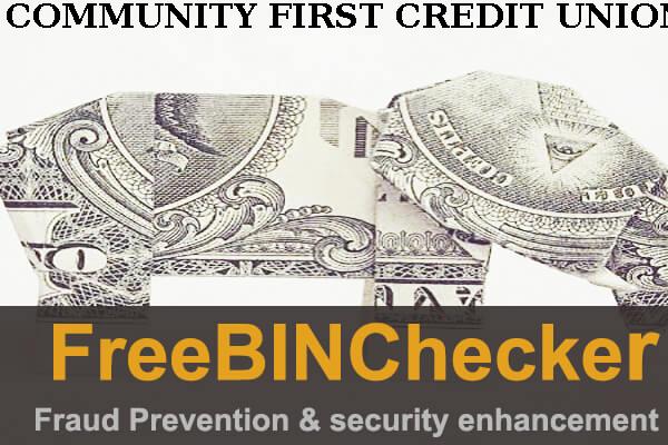 Community First Credit Union Of Florida BIN Dhaftar
