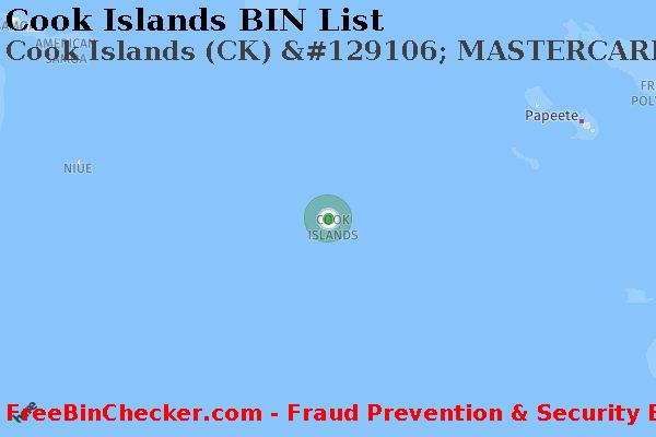 Cook Islands Cook+Islands+%28CK%29+%26%23129106%3B+MASTERCARD BIN List