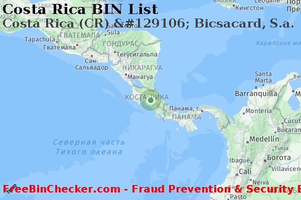 Costa Rica Costa+Rica+%28CR%29+%26%23129106%3B+Bicsacard%2C+S.a. Список БИН