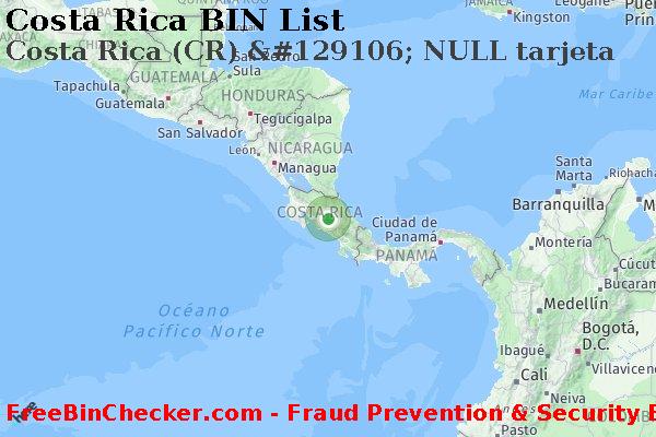 Costa Rica Costa+Rica+%28CR%29+%26%23129106%3B+NULL+tarjeta Lista de BIN