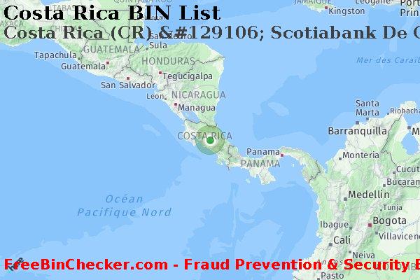 Costa Rica Costa+Rica+%28CR%29+%26%23129106%3B+Scotiabank+De+Costa+Rica%2C+S.a. BIN Liste 