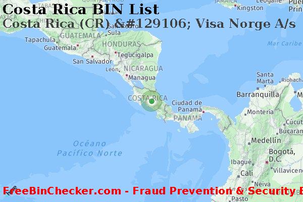 Costa Rica Costa+Rica+%28CR%29+%26%23129106%3B+Visa+Norge+A%2Fs Lista de BIN