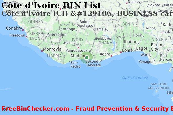 Côte d'Ivoire C%C3%B4te+d%27Ivoire+%28CI%29+%26%23129106%3B+BUSINESS+card BIN List