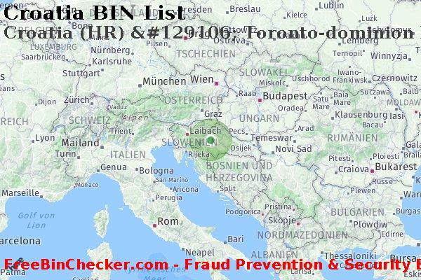 Croatia Croatia+%28HR%29+%26%23129106%3B+Toronto-dominion+Bank BIN-Liste