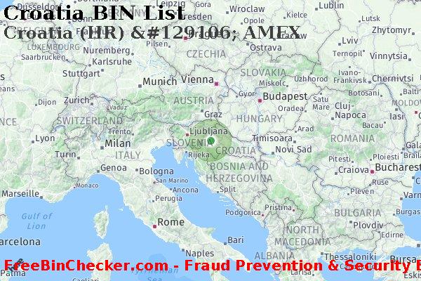 Croatia Croatia+%28HR%29+%26%23129106%3B+AMEX BIN Lijst