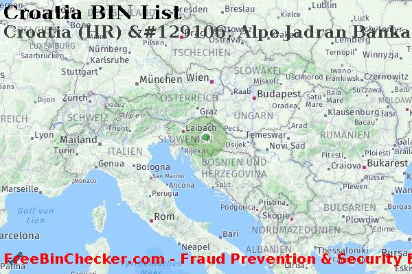 Croatia Croatia+%28HR%29+%26%23129106%3B+Alpe+Jadran+Banka+D.d. BIN-Liste