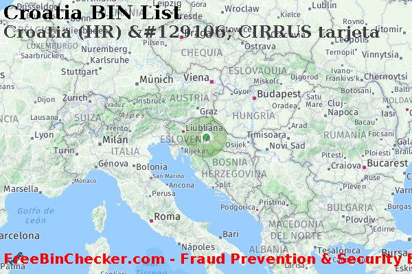 Croatia Croatia+%28HR%29+%26%23129106%3B+CIRRUS+tarjeta Lista de BIN