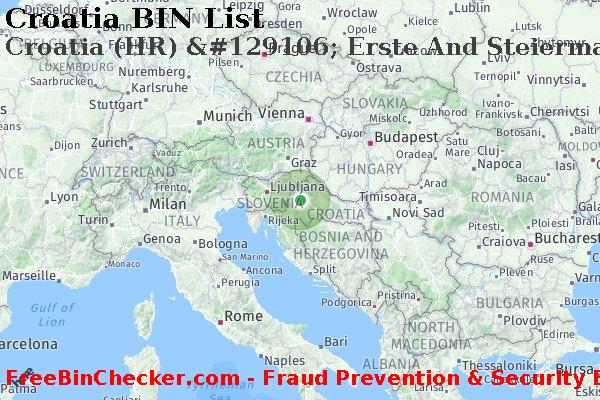 Croatia Croatia+%28HR%29+%26%23129106%3B+Erste+And+Steiermarkische+Bank+D.d. BIN List