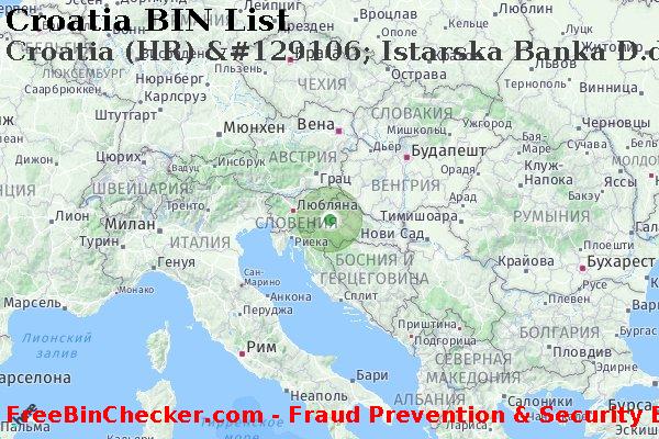 Croatia Croatia+%28HR%29+%26%23129106%3B+Istarska+Banka+D.d. Список БИН