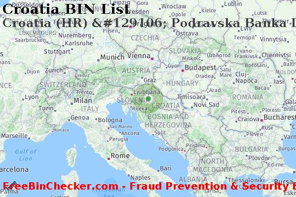 Croatia Croatia+%28HR%29+%26%23129106%3B+Podravska+Banka+D.d. Lista de BIN