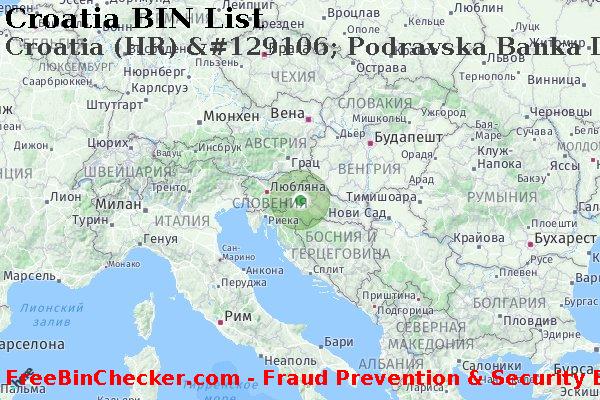 Croatia Croatia+%28HR%29+%26%23129106%3B+Podravska+Banka+D.d. Список БИН