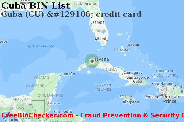 Cuba Cuba+%28CU%29+%26%23129106%3B+credit+card BIN List